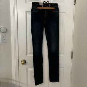 NWT Nudie Jeans Co Skinny Lin Jeans Size W27 L34